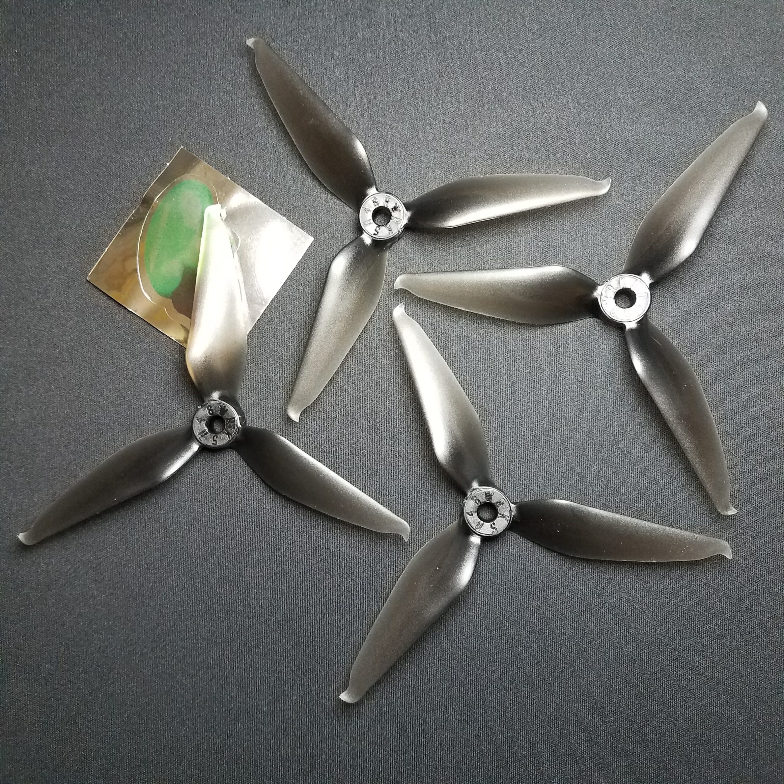 Team RACEKRAFT 5046TCS 5" TRI-BLADE PROP - (Smoke)