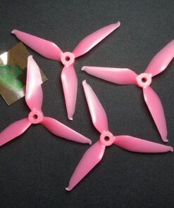 Team RACEKRAFT 5046TCS 5" TRI-BLADE PROP - (Pink Clear)