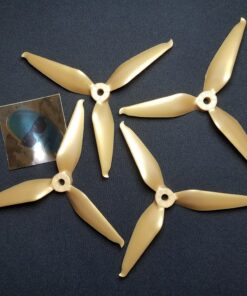 Team RACEKRAFT 5046TCS 5" TRI-BLADE PROP - (Gold)