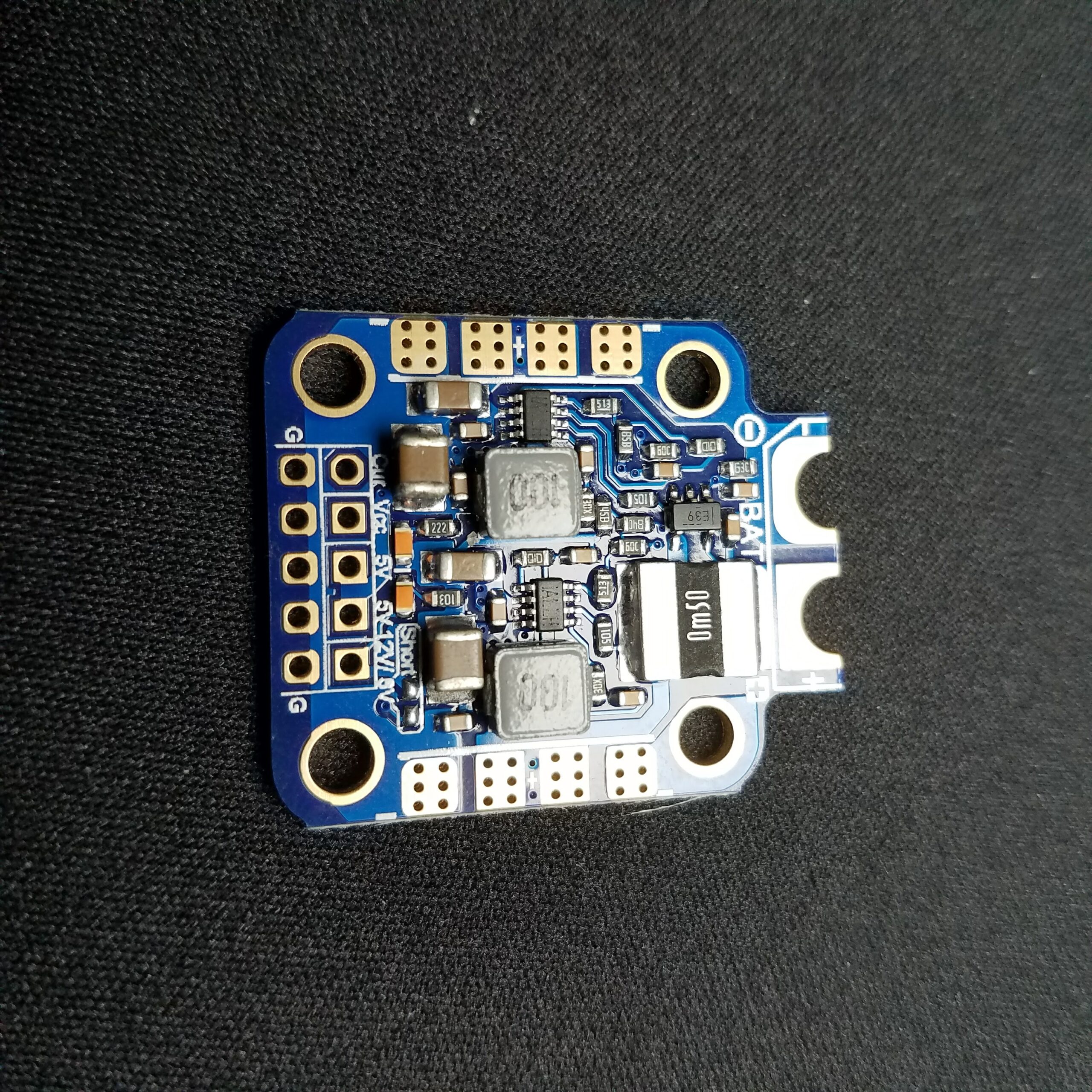 RTF Mini Power PDB (20x20mm, 5v & 8v/12v Reg, Current Sensor) - Image 3
