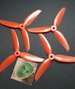 Team RACEKRAFT 5045TCS 5" TRI-BLADE PROP - (Red)