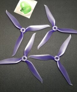 Team RACEKRAFT 6032TCS 6" TRI-BLADE PROP - (Purple Clear)