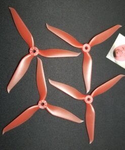 Team RACEKRAFT 6032TCS 6" TRI-BLADE PROP - (Red Clear)